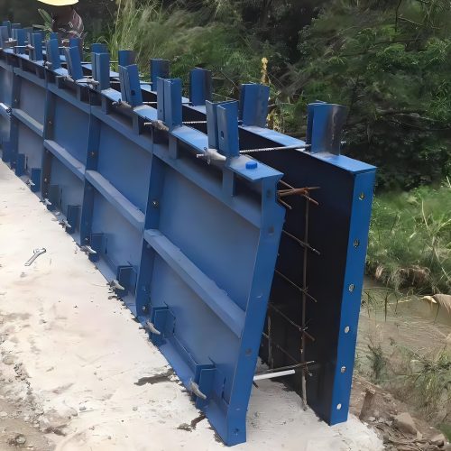 Crash Barrier Steel Formwork