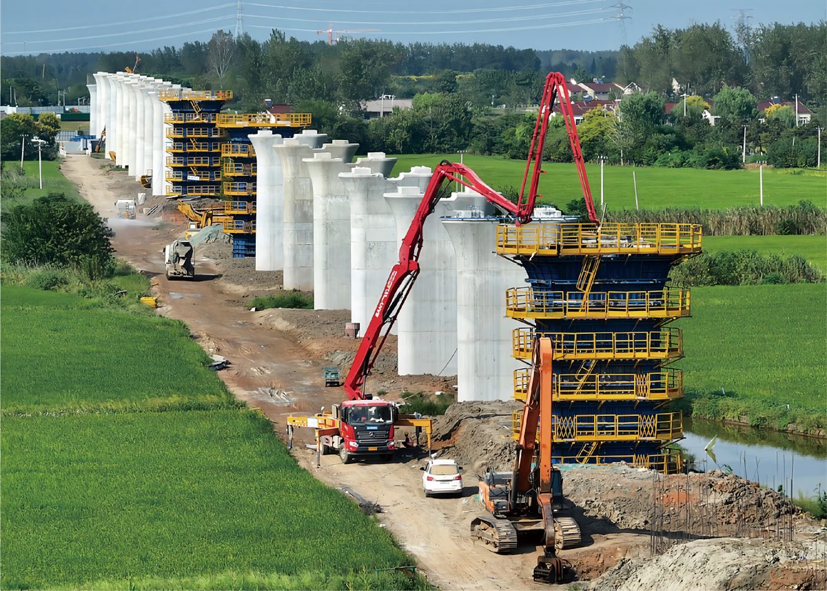 Pansol special-shaped pier formwork