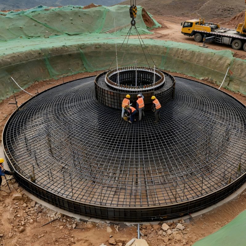 Wind Turbine Foundation Steel Formwork